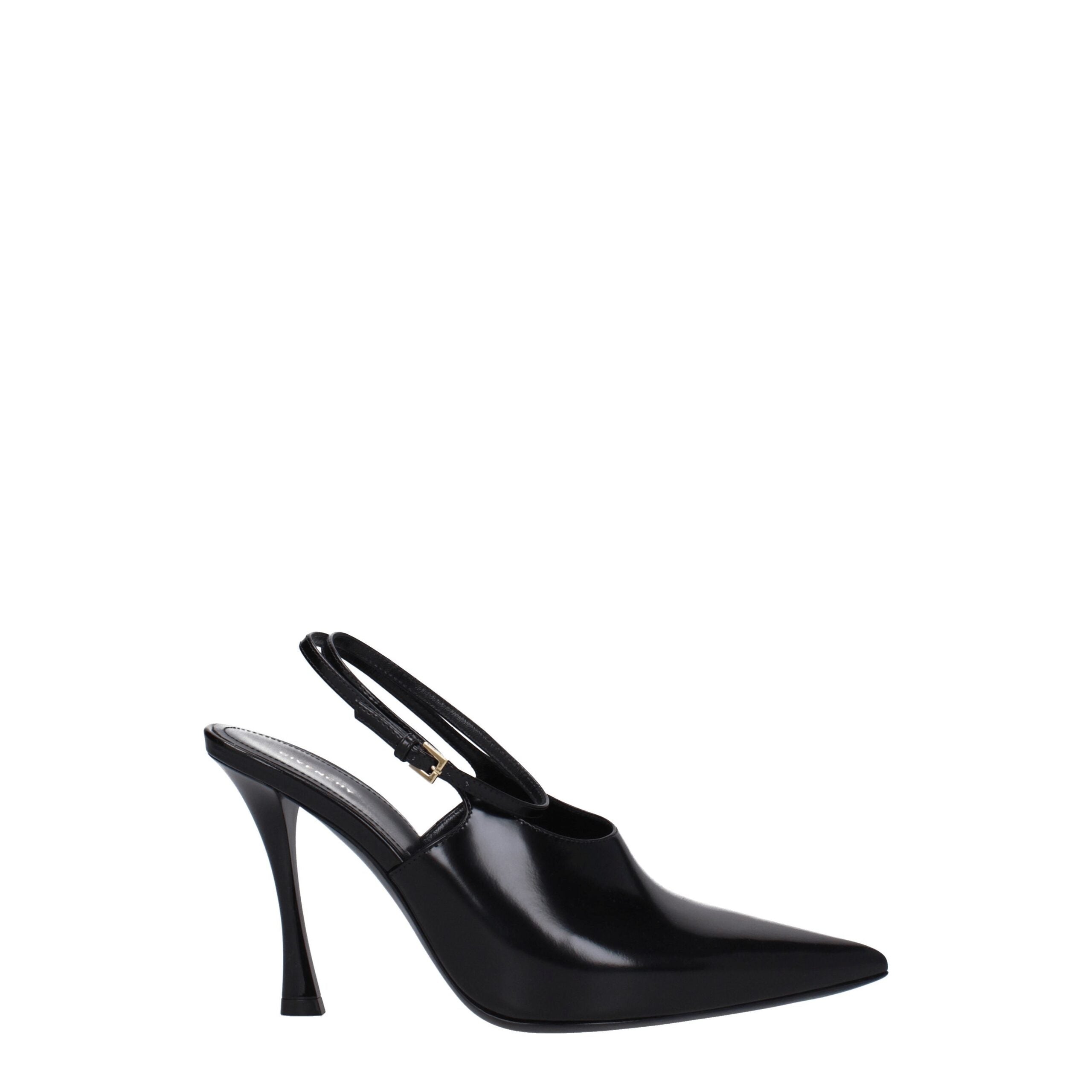 Givenchy Black Leather Sandal